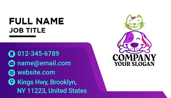 Best Buddies Pet Business Card