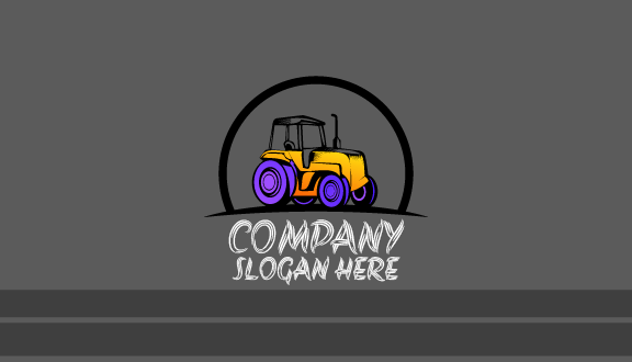 Best Farming Tractor Business Card