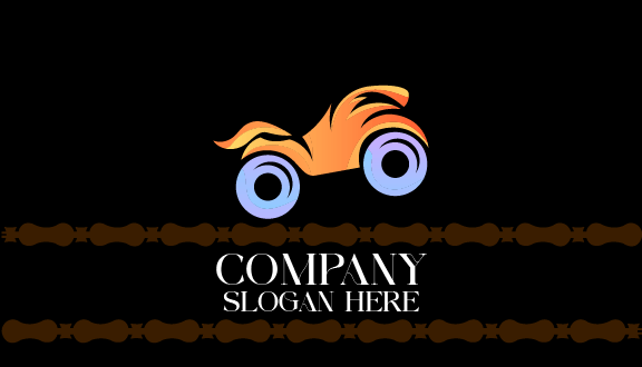 Kartu Nama Sepeda Big Tire