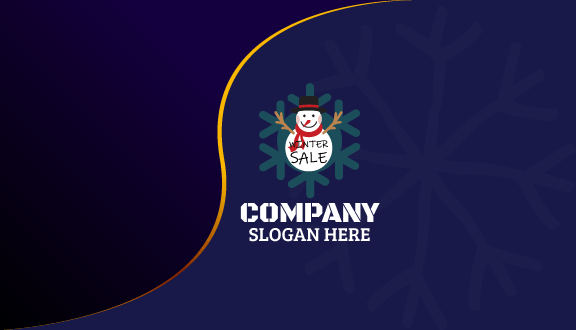 Black Cap Winter Business Card