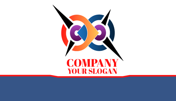 Black Hour Hands Watch Business Card