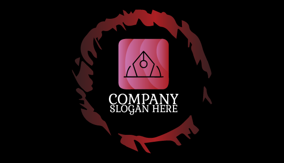 Black Pen Nib Artist Business Card