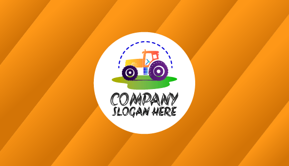 Black Tires Tractor Business Card