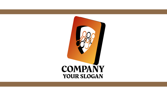 Cartão De Segurança De Segurança Informática Preto