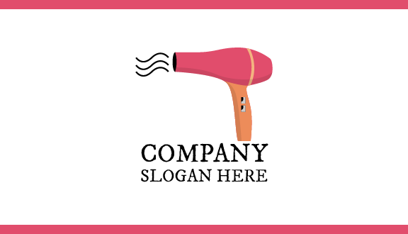 Blow Dry Salon Business Card