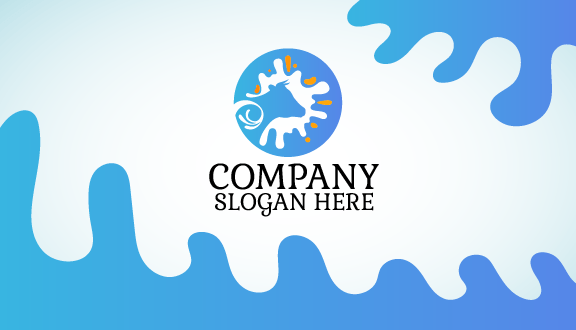 Blue Cow Dairy Business Card