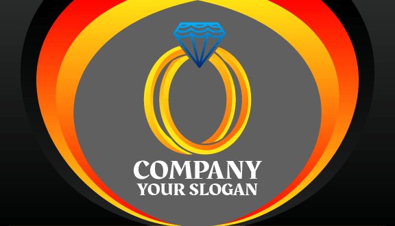 Blue Diamond Jewellery Business Card