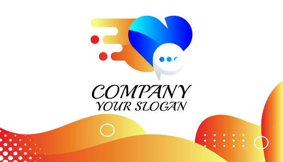 Biglietto Da Visita Blue Heart Dating