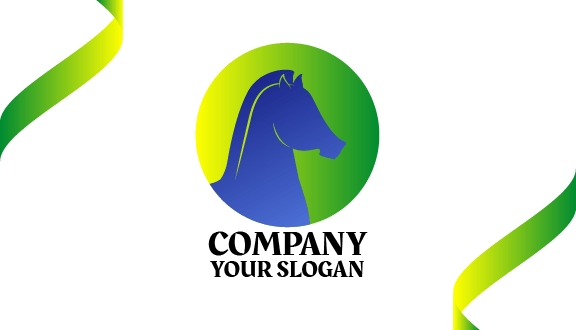 Blue Horse Business Card