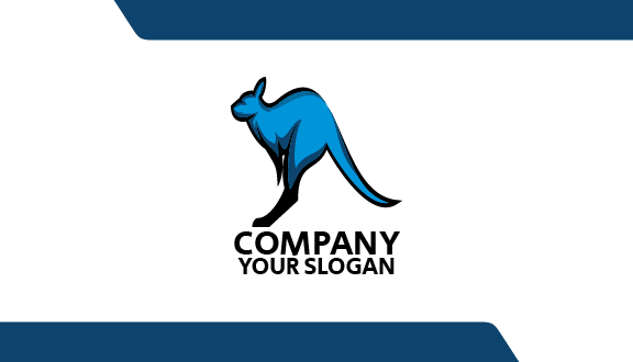 Blue Kangaroo Business Card