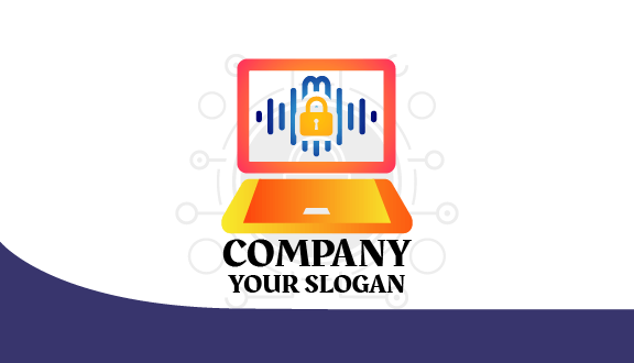 Cartão De Segurança Informática Azul