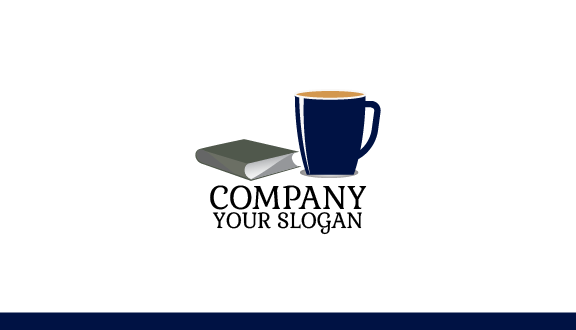 Blue Tea Mug Business Card