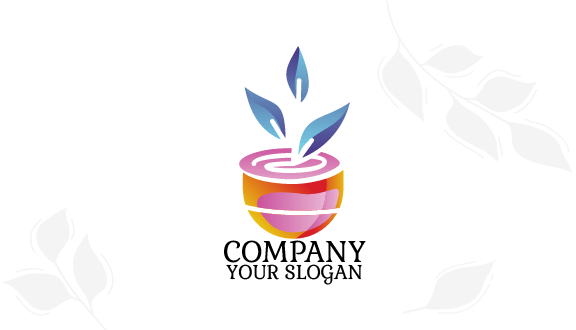 Botanical Tea Elements Business Card