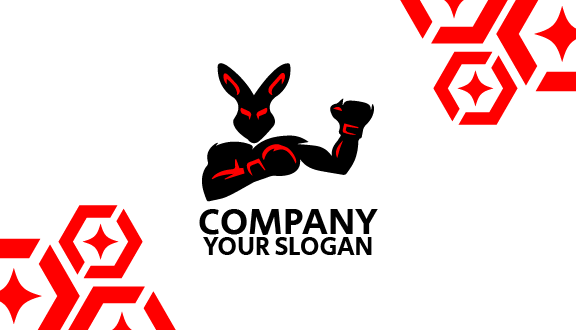 Boxing Kangaroo Business Card