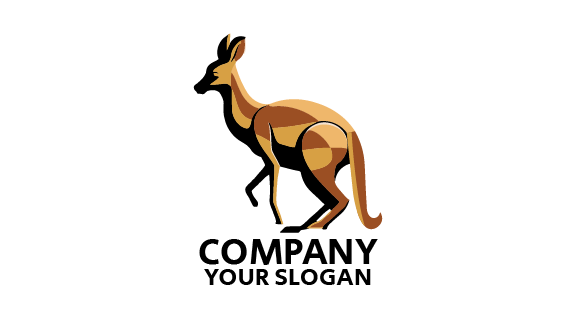 Brown Kangaroo Tail Business Card