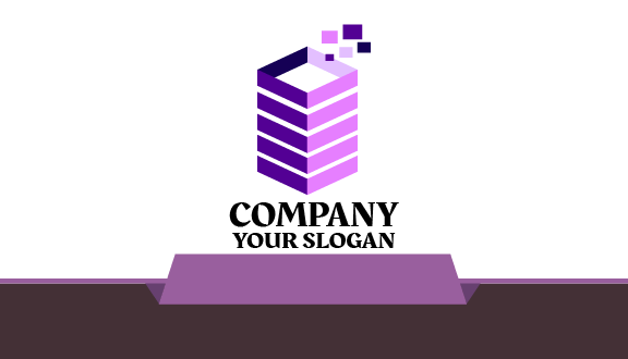 Biglietto Da Visita Per Computer Building Block