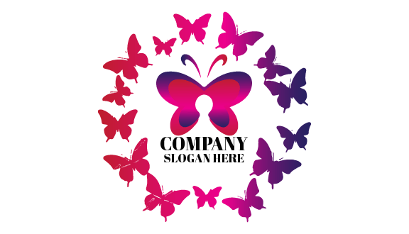 Butterfly Kaleidoscope Business Card