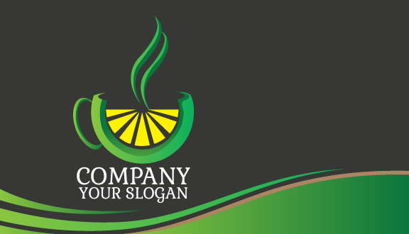 Calming Lemon Tea Business Card