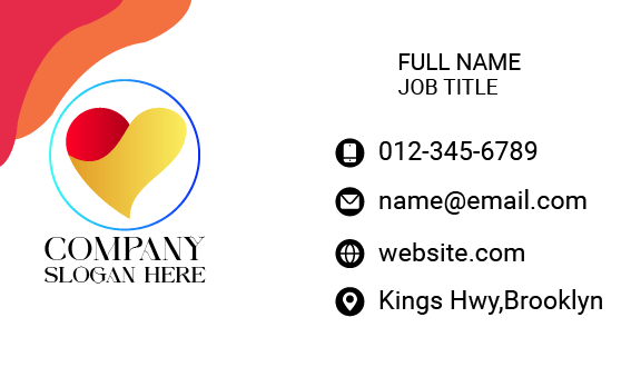 Charming Heart Business Card