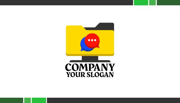 Biglietto Da Visita Per Computer Chat Bubbles