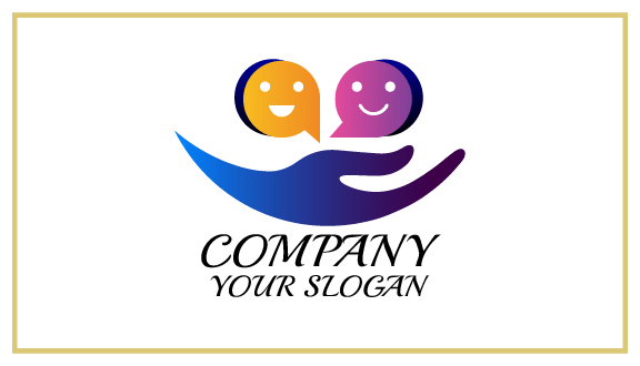 Biglietto Da Visita Allegro Per L'assistenza All'infanzia