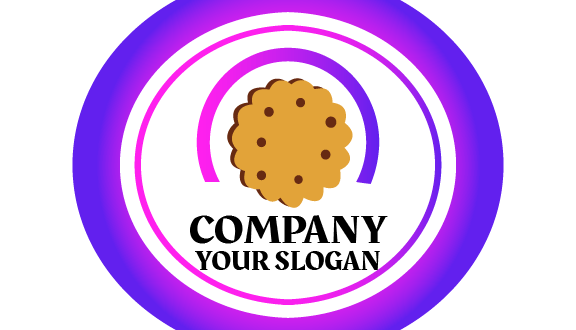 Circle Chocolate Chip Business Card