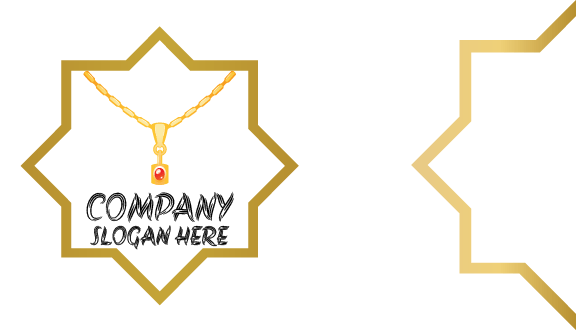 Classic Necklace Jewellery Business Card