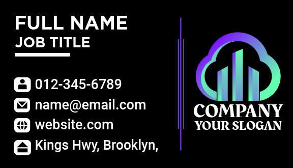 Cloud Company Business Card