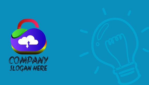 Cartão De Visita De Segurança Informática Em Nuvem