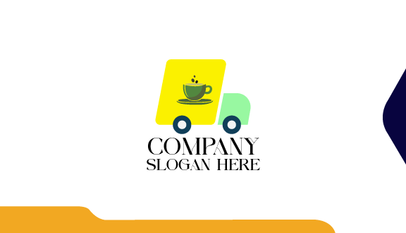 Biglietto Da Visita Per La Consegna Del Caffè