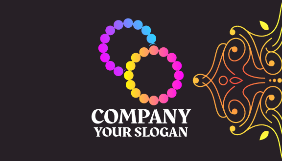 Colorful Bracelet Jewellery Business Card