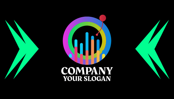 Colorful Dj Waves Business Card