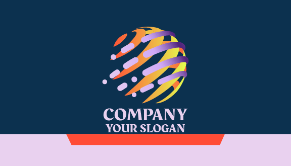 Colorful Globe Www Business Card