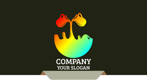 Colorful Milk Dairy Business Card