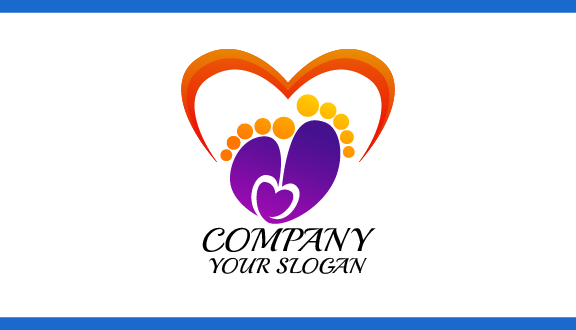 Cartão De Visita Reconfortante Para Cuidados Infantis