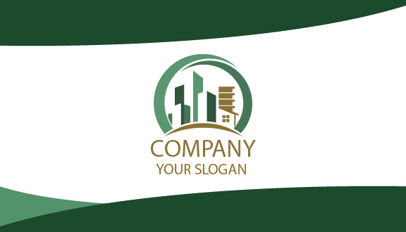 Commercial Area Real Estate Business Card