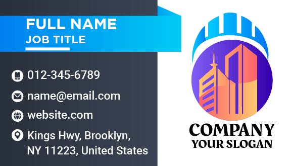 Commercial Construction Business Card