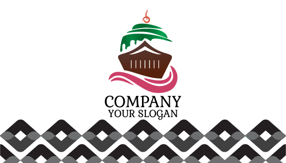 Kartu Nama Kue Perahu Krim