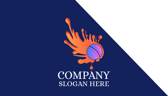 Biglietto Da Visita Con Palla Da Cricket