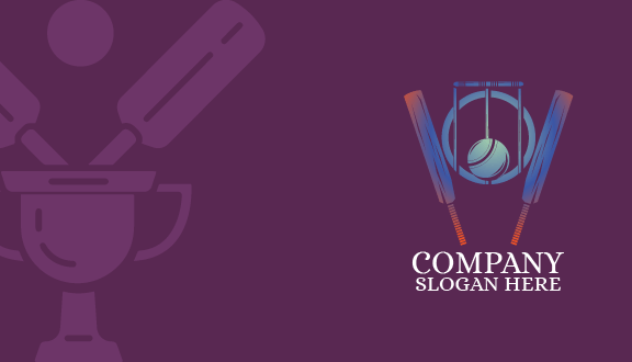 Biglietto Da Visita Per Attrezzatura Da Cricket