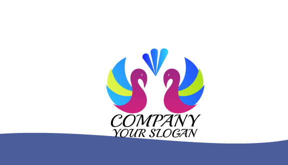 Cute Peacock Bird Business Card