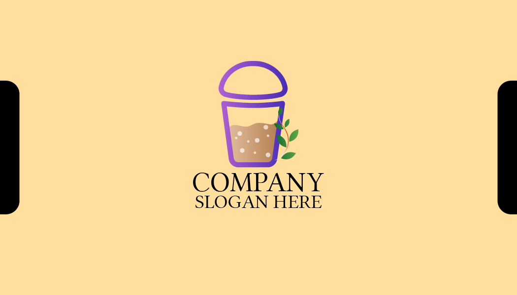 Decorative Branch Tea Business Card