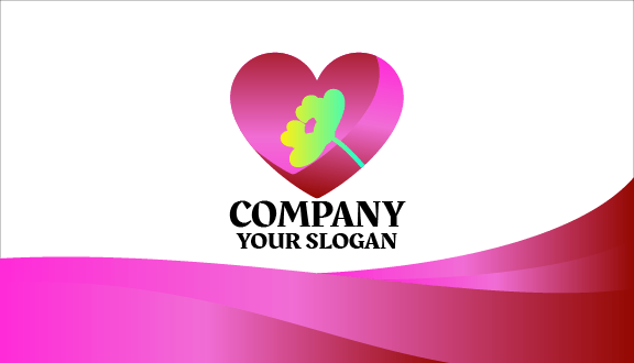 Cartão De Visita Delicado De Amor De Flor