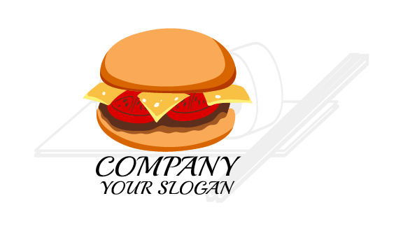 Kartu Nama Makanan Cepat Saji Lezat