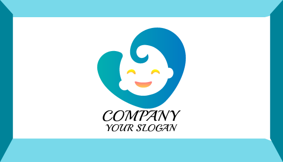 Delizioso Biglietto Da Visita Per L'assistenza All'infanzia