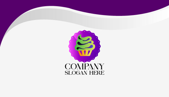 Kartu Nama Kue Krim Kental