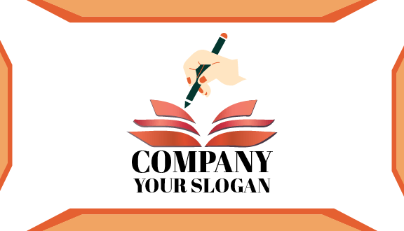 Biglietto Da Visita Per L'istruzione Sulla Scrittura Descrittiva