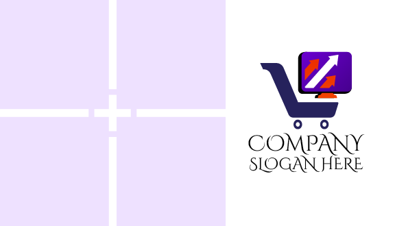 Biglietto Da Visita Per Società Di Shopping Digitale