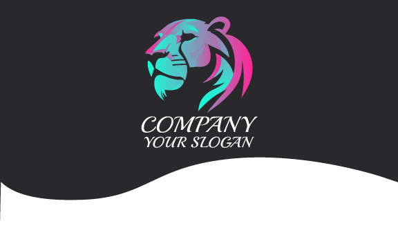 Dignified Lion Symbol Business Card