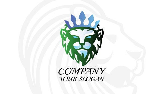 Dominant Royal Lion Business Card